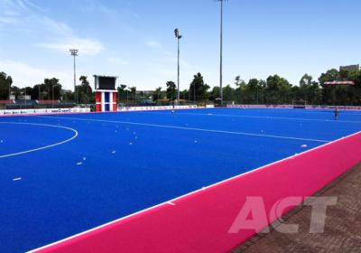 China Grama artificial do hóquei do campo de jogos, grama artificial de superfície do gramado dos bens antienvelhecimento à venda