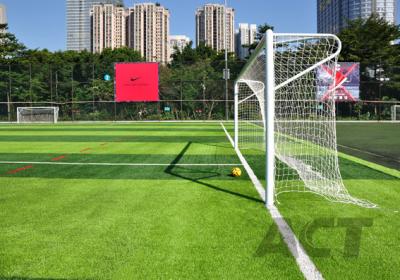 China Bi - Color Fifa Artificial Turf False Grass High Simulation Anti Color Fading for sale