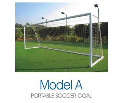 China Standard Sports Facility And Accessory Freestanding Aluminum Portable Soccer Goals for sale