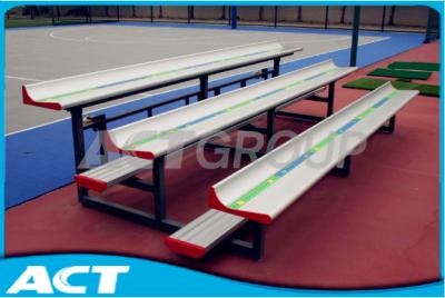 China Custom Aluminum Stadium Bleachers , Smooth Surface Outdoor Sports Benches for sale