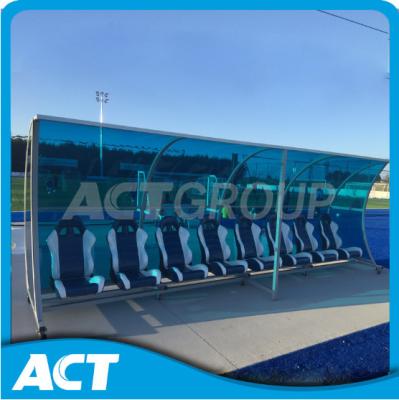 China ACT Portable Soccer Team Shelter , Soccer Team Bench Portable Sports Shelter for sale