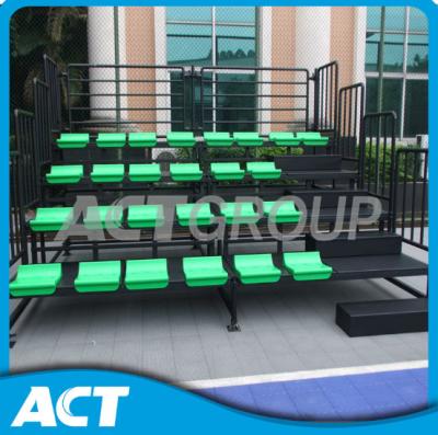 China University 3 Row Portable Grandstand Seating Stadium Bench Seat Long Durability for sale