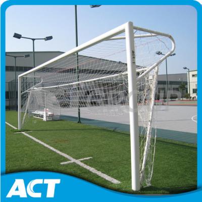 China Ground Stadium Full Size Soccer Goal , Socketed 12 X 6 Indoor Soccer Goals for sale