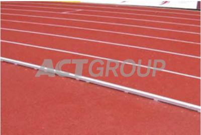 China Pista corriente ligera Kerbing, Kerbing de aluminio para 400 metros que corren la pista en venta