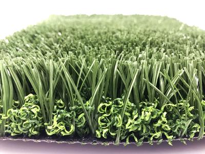 China Olive Green Soccer Rugby Artificial Turf 30mm Pile Good Water Permeability No Fading for sale