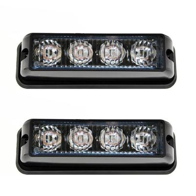 China High Power 4 LED Amber Waterproof 4W Car Truck  Flash Light SL23 Strobe for sale