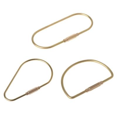 China Brass Key Chain Outdoor Camping Supply Hang Hook DL21111706 for sale