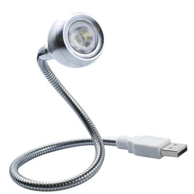 China Other 3W Led Book Light USB Powered White Or Warm White Lighting Portable Flexible Neck Lamp Metal For PC Computer for sale