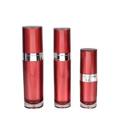 China Acrylic Personal Care Containers For Toiletries Bottles Small Cosmetic Container Round Refillable Cosmetic Cream Jar Container Empty Bottles for sale