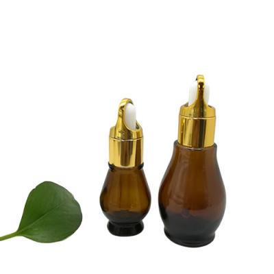 China Personal Care Designer Essential Oil Hair Oil Clear Glass Packaging Bottles for sale