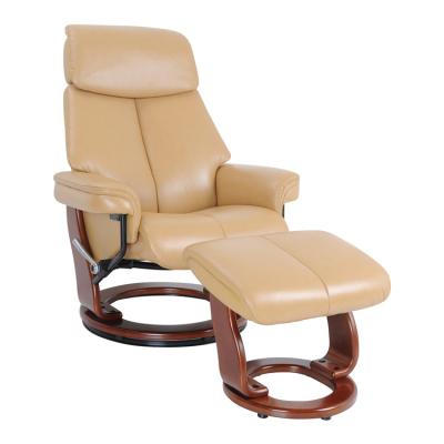 China Modern Design Leather Leisure Lounge Reupholster Leisure Chair With Stool Home Furniture Lounge Chair for sale