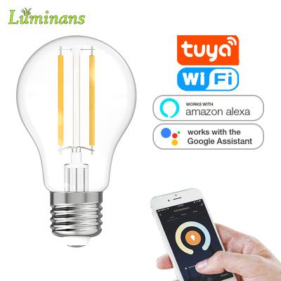 China Modern Chandelier Lighting Lamp For Bedroom Wi-Fi Led Bulb E27 With Remote Control Smart LED Bulbs Filament For Living Room And Indoor for sale