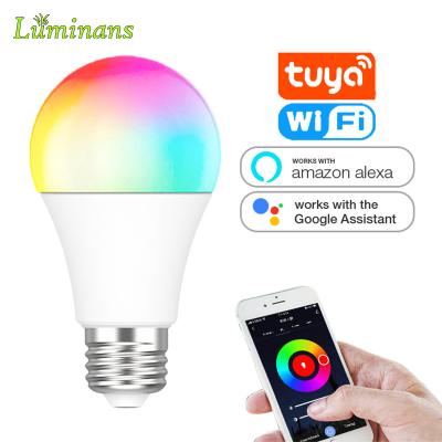 China Modern Wifi RGB Smart Led Bulb E27 Work With Alexa/Google Function 9W LED Magic Light Bulb Home 220V Dimmable For Indoor for sale