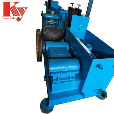 China Pneumatic High Speed ​​Fully Automatic Nail / Staple Factory Staple Wire Drawing Machine With Wire Flattening for sale