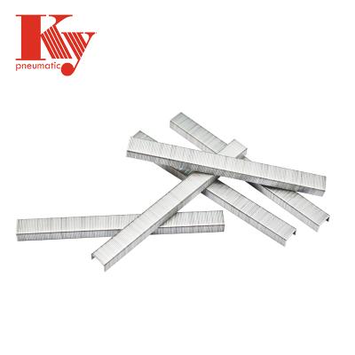 China Galvanized Gauge 22 Plate Wire Staple Furniture Clip 12F Series 1210F for sale