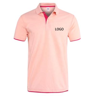 China Anti-Wrinkle Wholesale 100% Cotton Printed High Quality Embroidery Polo Shirts Custom Made Polo Shirts for sale