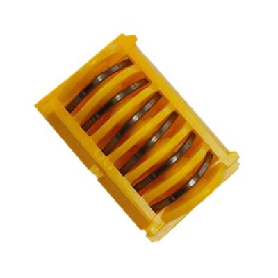 China LT400 Titanium Ligating Clips Yellow Cartridge L Size V Shape OEM Available for sale