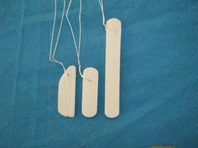 China 10 Cm Nasal Pore Packing After Surgery / PVA Foam ENT Nasal Tampon For Epistaxis for sale