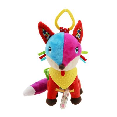 China Rock Calming Toy Creative Appease Plush Doll Teether Baby Teether Hollow Hanging Toy Baby Rattles for sale