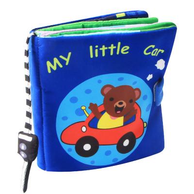 China Developmental Soft Soft Baby Cloth Books Intellectual Education First Do Not Fade Cloth Book For Kids for sale