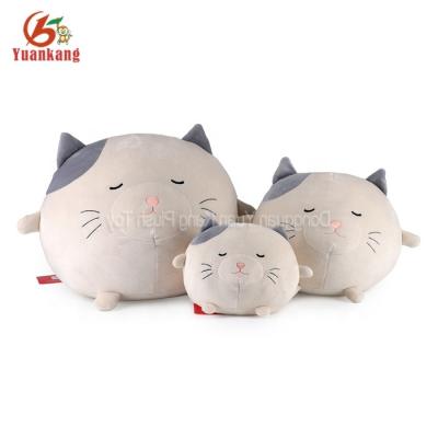 China Factory Wholesale Plush Stuffed Animals Around Soft Girls Cat Toy Dolls Stuffed Toys For for sale