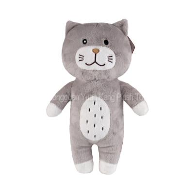 China 2D Stuffed Plush Toy Pillow Custom Popular Plush Soft Toys Gray Stuffed Cat Soft Toys for sale