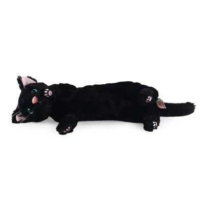 China Plush Toy 19103004 Audited Soft Stuffed Black Famous Cute Plush Doll Cat Toy for sale