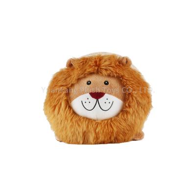 China Mini Brown Chubby Lion Stuffed Dolls Soft Cute Soft Plush Dolls Custom Fashion Toy for sale