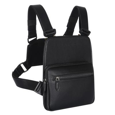 China 2021 New Launched Fashion Street Fashion Convenient Styles Chest Bag Leather Installation With Multi Colors for sale