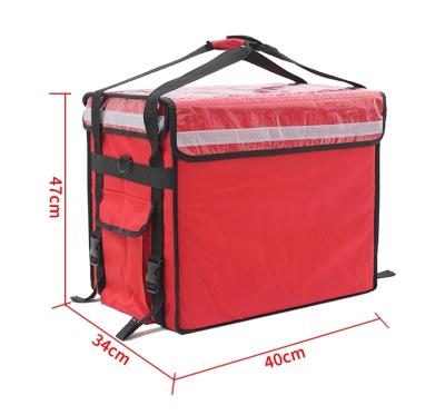 China Wholesale Waterproof Durable Large Size Insulated Lunch Bike Delivery Bag Custom Food Delivery Cooler Bag for sale