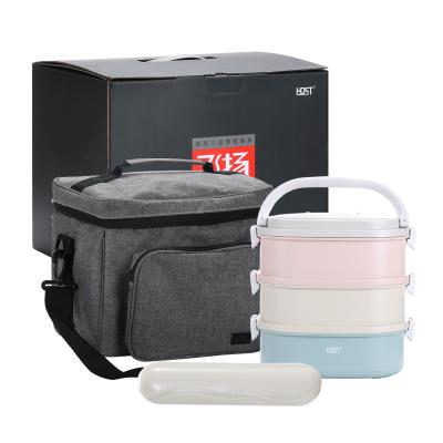 China Bento Box Adult Lunch Box Leakproof Portable Stackable Storage Boxes Microwavable Food Container for Work School for sale