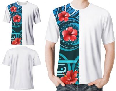 China High Quality Anti-wrinkle Men Plus Size Polynesia CHUUK Custom Made T-shirt Fashion Breathable T-shirt Summer for sale