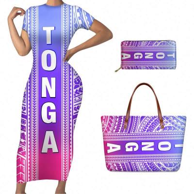 China 2021 New Breathable Polynesian Clothing Tonga Tribal Handbags Fashion Matwrial Pure Men's Tattoo Clothing Formal Dress Printing Custom New for sale