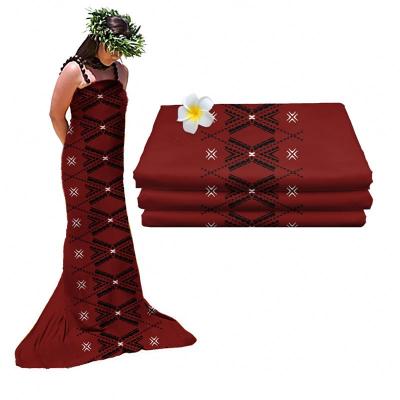 China Stretch Ready To Ship Custom Made Polynesia Polyester Fabric Waterproof OEM Material 100% Print for sale