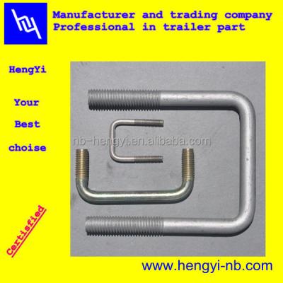 China Carbon steel or stainless steel U-bolts pendant leaf springs for sale