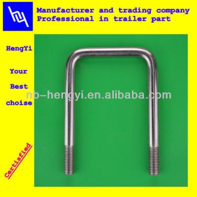 China Square Bend U Bolt For Pipe UB-010-S Square Bend U Bolt for sale