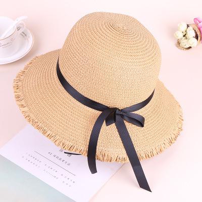 China Wholesale Picture Beach Sun Hat Fringed Brims Straw Hats for sale