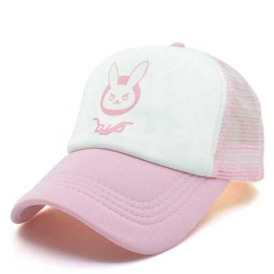 China Polyester Trucker Hat COMMON Screen Printed Mesh Baseball Cap Girl Hat for sale