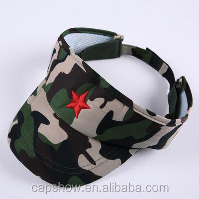 China Checked Camouflage Sun Visor Hat Big And Width Brim Sun Hat Child Sun Visor for sale