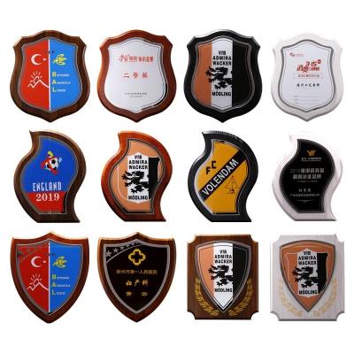 China China Wholesale Wooden Shield Award Custom Wooden Plaque for sale