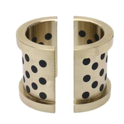 China Graphite Oilless Bearing SPW JTW SBW Good Chemical Resistance Collar Bushes Type for Construction for sale