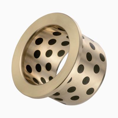 China Oilless Solid Lubricant Bearings , Metal Manganese Cast Bronze Bearing for sale