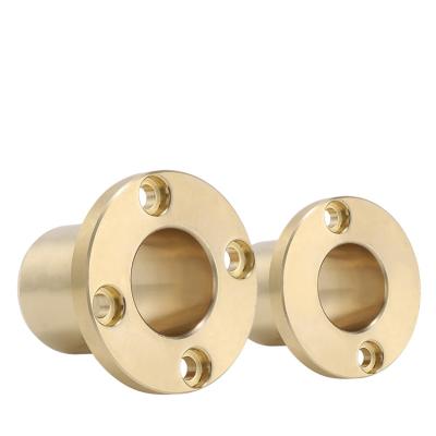 China Shock Resistance Oil Lubricated Brass Bearing Bushing Up To 300.C DIN 1850/ISO4379 for sale