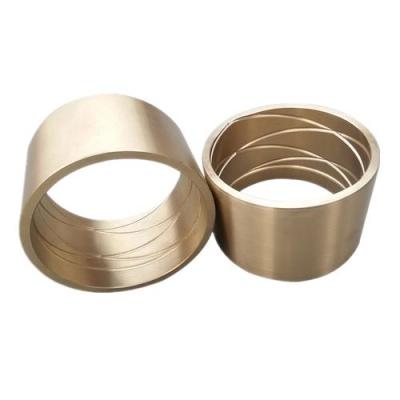 China Tempered Bronze Sliding Bearing , China Supplier ,Oilless Sleeve Bearing, Customized Size for sale