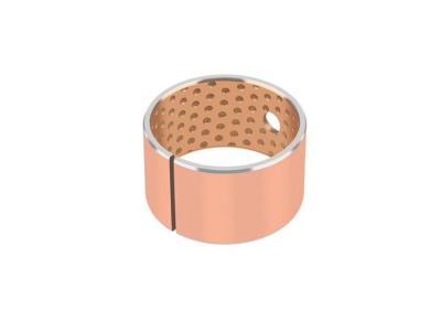 China Steel Copper Plated Or Tin Plated Dry Sliding Bearing Bushings CuPb10Sn10 Material for sale