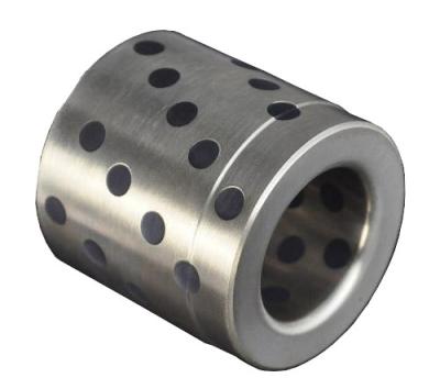 China Steel Base Inlaid Graphite Bearings High Temperature For Winder Support / Crane Support for sale