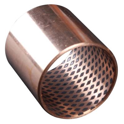 China Thin Walled Structure WB702 Flange Bronze Bushing With Holes for sale