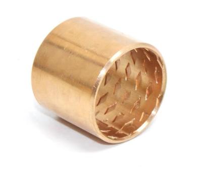 China Wrapped Perforated Bronze Bushing CuSn8 Material for sale