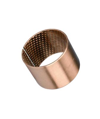 China CuSn8 CuSn6 Metric Flange Bronze Bushing Self lubricating for sale