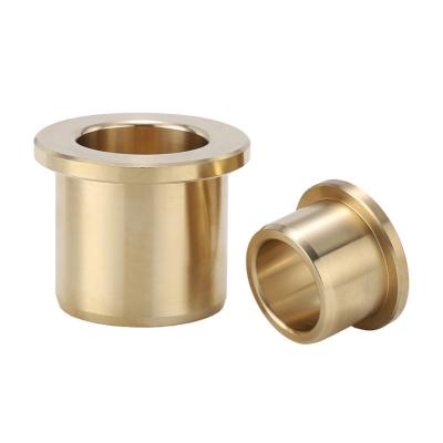 China Double Loop Oil Grooved Cast Bronze Bushings Self Lubricating Bearing Corrosion Resistance for sale